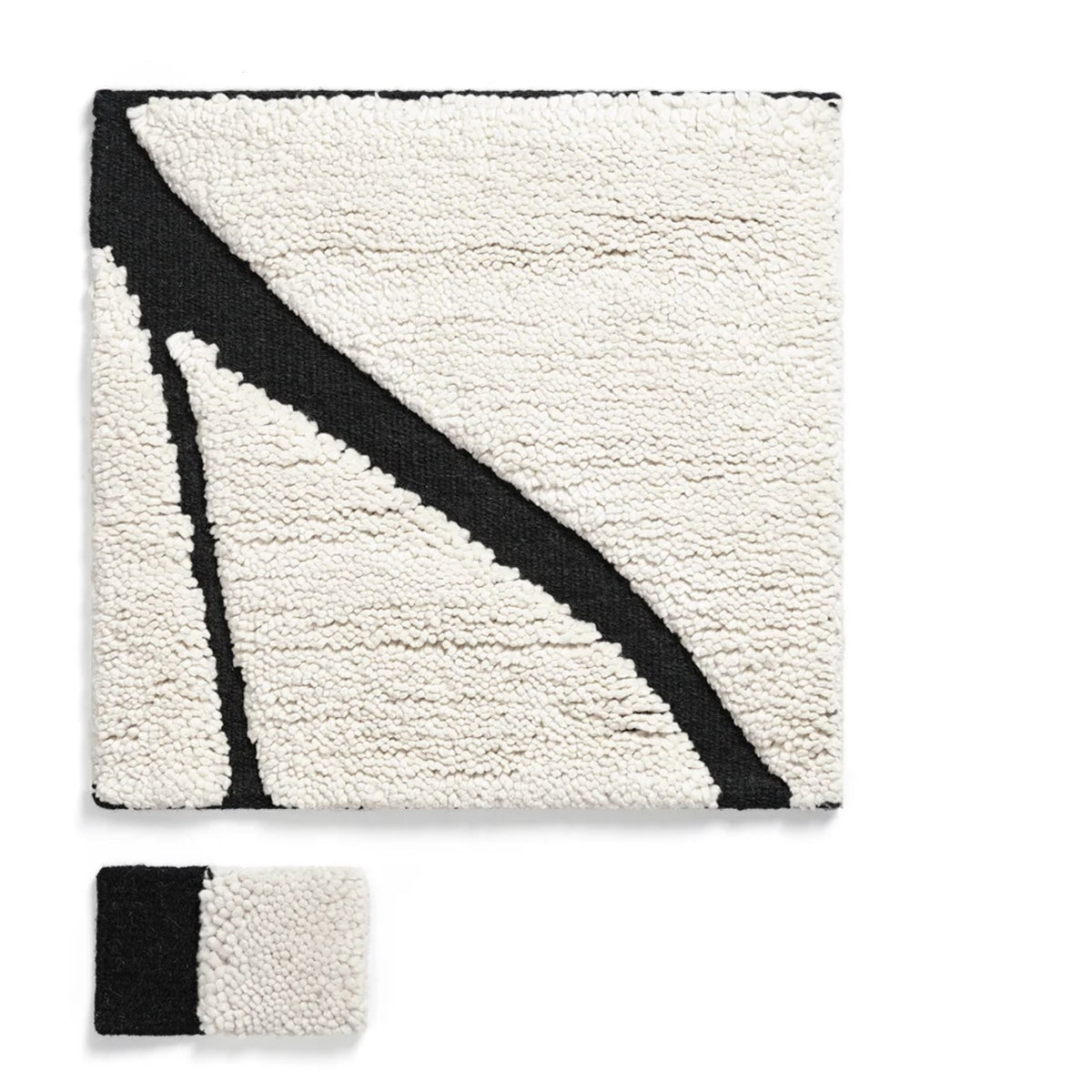 Alfombra Gute blanco con negro — Layered — vista 5